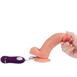 SHEQU - DILDO VIBRADOR IRON DRAGON COM CONTROLE REMOTO 17,5 CM
